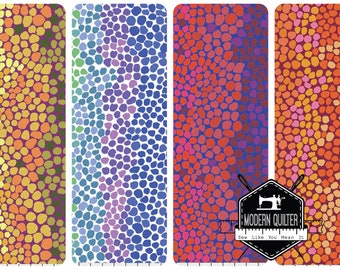 Kaffe Fassett Pebble Mosaic   Prints- Half Yard Fabric Bundle - 4 Prints On Sale