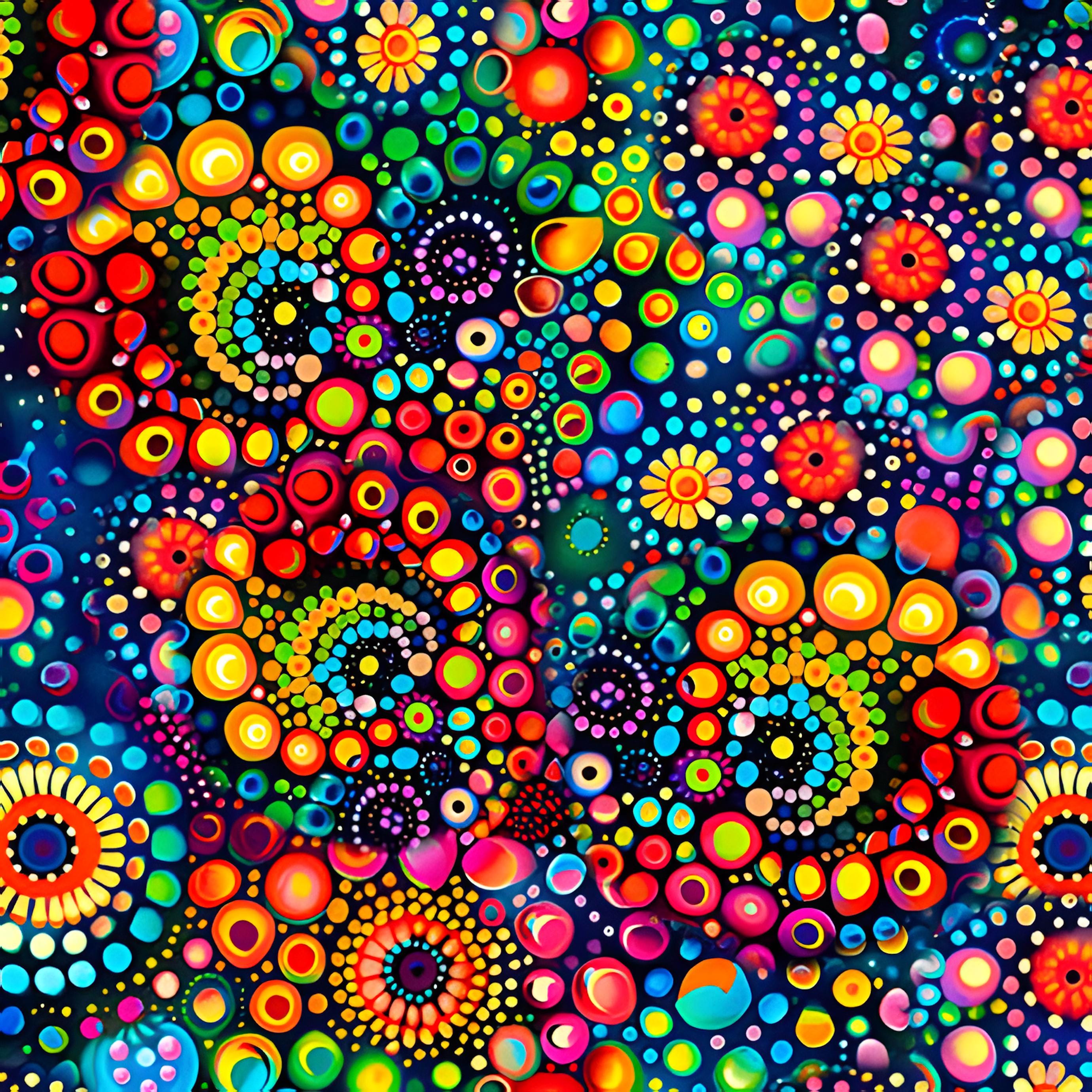 Multi Color Dot Fabric - Etsy