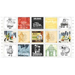 Preorder: Gingerbread Medium Patch Panel PD17842 by J. Wecker Frisch-24&quot; x 43&quot;- Riley Blake -June 2026