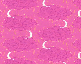 Storm Clouds Nightshade por Tula Pink PWTP208.OLEANDER | Preço por meio metro