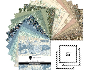 PREORDER: Wildwood 5 Inch Squares by Makower for Andover Fabrics | Arriving Oct 2026