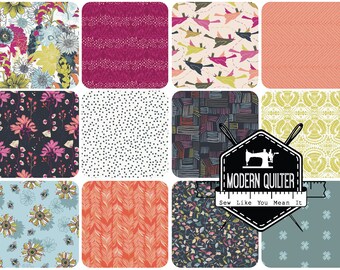 Bestäuben von Art Gallery Fabrics, halbes Yard Stoffpaket | 12 Drucke