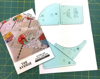 The Avenue Pattern and Acrylic Template Set by Louise Papas
