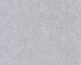 Essex Yarn Dyed  Linen - Steel E064-91 by Robert Kaufman - Priced/Sold by the Half Yard