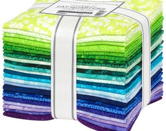 Fusions by Studio RK Cool Colorstory Fat Quarter Bundle 1956-24 Pieces