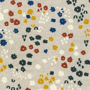 Riverbend by Noodlehead for Robert Kaufman Cotton/Linen Essex | 21885-415 Flax | Priced/Sold in Half Yard Increments