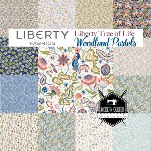 Liberty Fabrics Tree of Life Woodland Pastels Rolie Polie (Jelly Roll) | 40 Assorted 2.5 x 44&quot; Strips