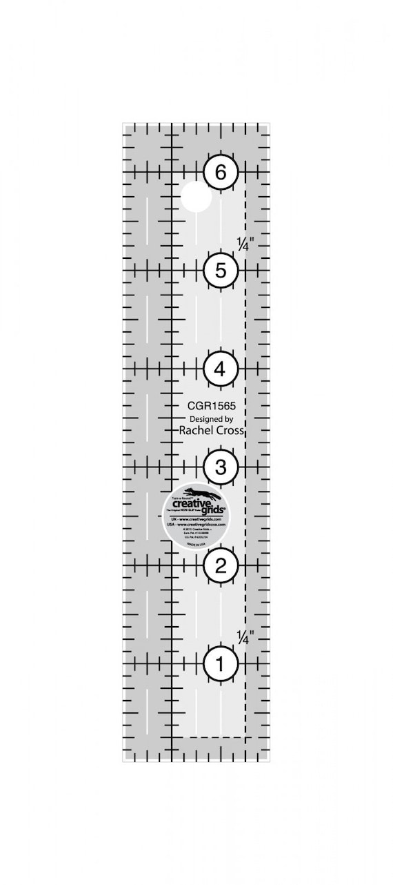 Creative Grids 1.5 X 6.5 Ruler CGR1565 Etsy Canada