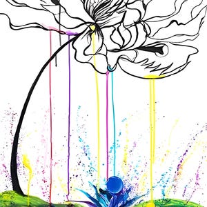 Eau De Parfum Panel by Stephanie Brandenburg of Frond Designs for Northcott