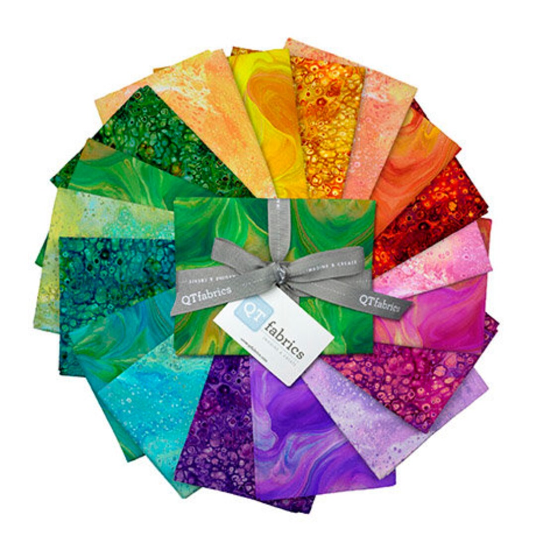 Surge Shine Sush Precut Fat Quarter Bundle 18 Prints Etsy