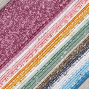Sewing Basket by Edyta Sitar of Laundry Basket Quilts for Andover Fabrics | Half Yard Bundle  | 32 Prints