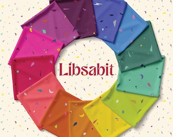 Pre-Order: Libsabit Fat Quarter Bundle of 24 by Libs Elliott for Andover | Shipping November 2026
