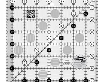 7.5" Square Creative Grid Ruler CGR7