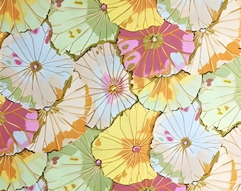 Kaffe Fassett Wideback Lotus Leaf in Jade QBGP007 Jade -   Half Yard