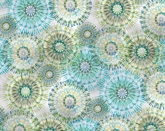 Hoffman Digital Print Bohemian Blends S4754-234 Peridot - Priced/Sold by the Half Yard