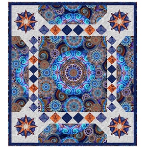 Zauberteppich Quilt Kit mit der Kollektion | Fertige Größe: 170 cm x 190 cm