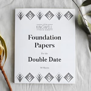 Double Date Foundation Papers JKD-8892 for Jen Kingwell's Double Date Pattern