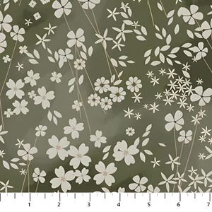 Figo Fabrics Tranquility van Nicole Ruiz 91139-75 | Geprijsd per halve meter