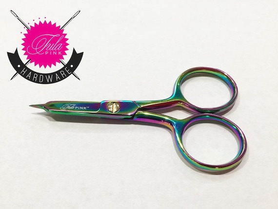 Tula Pink 4 in Large Ring Micro Tip Scissors