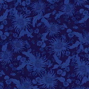 Breiter Rücken Lila Floral Zweifarbige von Studio E 108 "5838S 77- Halber Hof