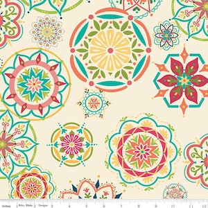 Market Street Wideback by Heather Peterson for Riley Blake | WB14129 Cream | Priced/Sold in Half Yard Increments