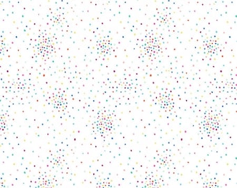 Miniature Minis Dapple Dots Celebration White by RJR Fabrics Priced by the Half Yard RJ1705-CW14