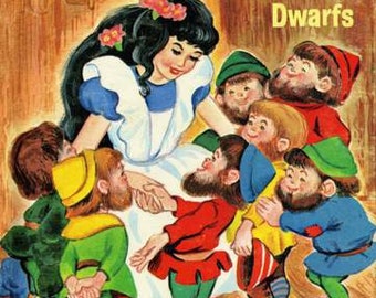 Vintage Storybook Snow White  BW01510C1 Panel 36" x 44"