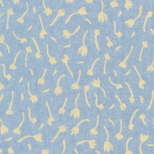 Canvas Riverbend by Noodlehead for Robert Kaufman Cotton/Linen Essex | 21885-407 Chambray | Priced by the Half Yard