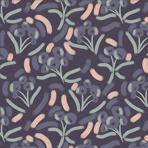 Tela de lona sin blanquear Luella-Sugar Plum de Cotton and Steel Glory MC205-SP1UC - Precio por media yarda