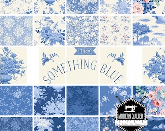 PREORDER: Something Blue Half Yard Bundle by Tilda | 20 Prints | Shipping June 2026
