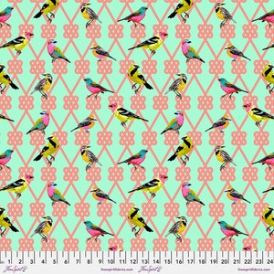 Moon Garden by Tula Pink Yardage PWTP198 Dawn In A Finch - Priced/Sold by the Half Yard