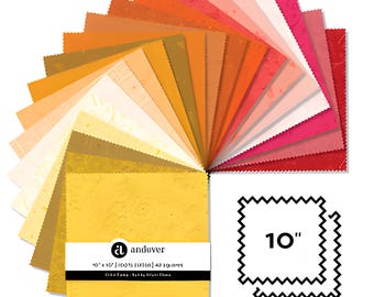 Sun Color Camp 10 Inch Charm Squares by Alison Glass for Andover -September 2026 Pre-Order