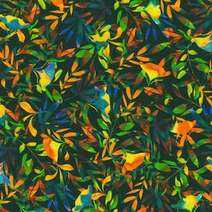 AQSD-21682-43 Leaf by Christiane Marques from Florence Priced by the Half Yard