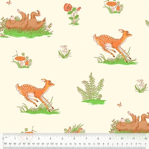 Forestburgh Beargrass in Ivory by Heather Ross for Windham 53845-3 | Priced by the Half Yard
