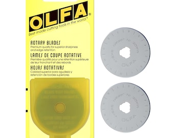 Olfa 45mm Rotary Blades (package of 2 blades)