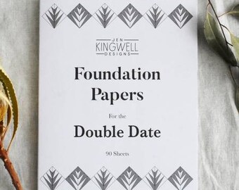 Double Date Foundation Papers JKD-8892 for Jen Kingwell's Double Date Pattern