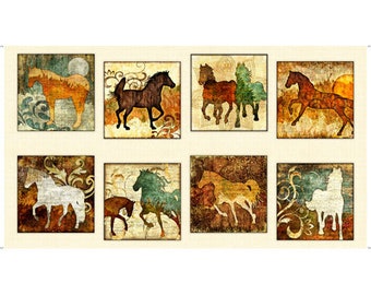 Unbridled by Dan Morris for Quilting Treasures 24689 E | 24" Panel