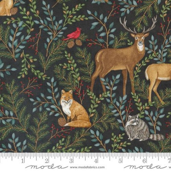 Preorder: Woodland Winter Charm Pack by Deb Strain for Moda 40-5" Squares Expected May 2024