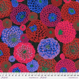 Kaffe Fassett PWPJ114 Dark Flora Priced/Sold by the Half Yard