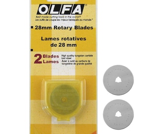 Olfa 28mm Rotary Blades (package of 2 blades)