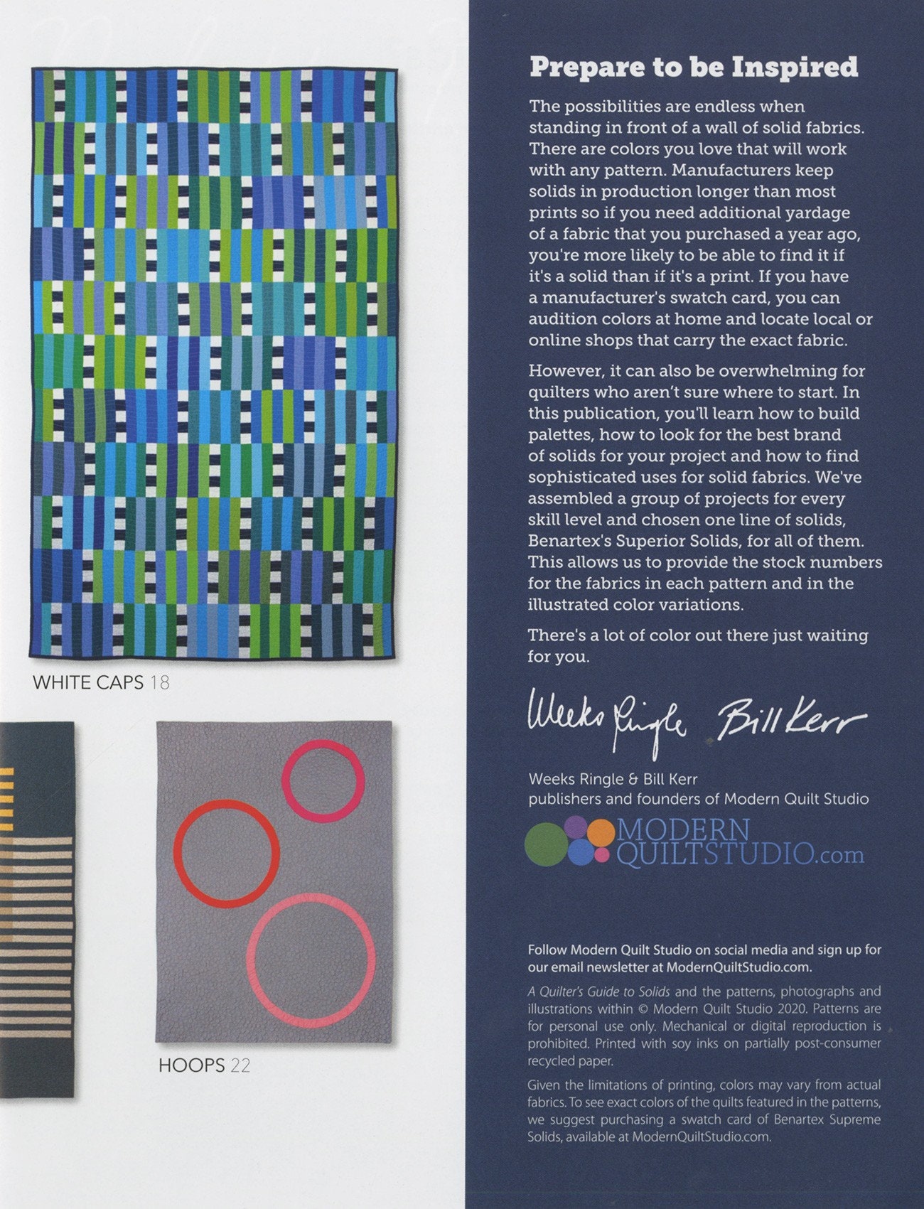 A Quilters Guide to Solids by Weeks Ringle and Bill Kerr Etsy