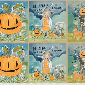 Spirit of Halloween Half Yard Bundle by Cori Dantini for Free Spirit - 9 Pieces (Includes 2 Panels)
