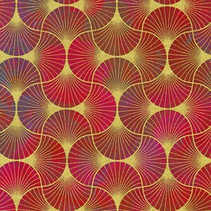 Kaufman - Holiday Flourish - Snow Flower Gold Fat Quarter Bundle 38 Pc
