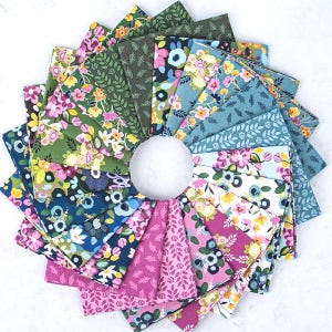 Morning Meadow Fat Quarter Bundle by Lila Tueller from Riley Blake | 21 Prints