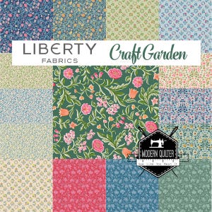 Preorder: Craft Garden 10 Inch Stacker by Liberty Fabrics for Riley Blake | 42 Assorted 10&quot; Squares | Expected August 2025