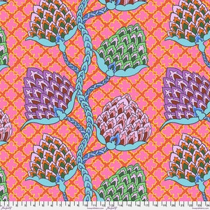 Kaffe Fassett February 2024 | Paisley Flower PWGP200.FUCHSIA | Priced/Sold in Half Yard Increments