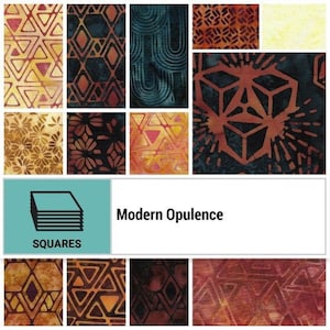 Modern Opulence Strip Pack by Island Batiks | 40 Pieces | 2.5" Strips | Jelly Roll, Copper, Burgandy, Black, Brown