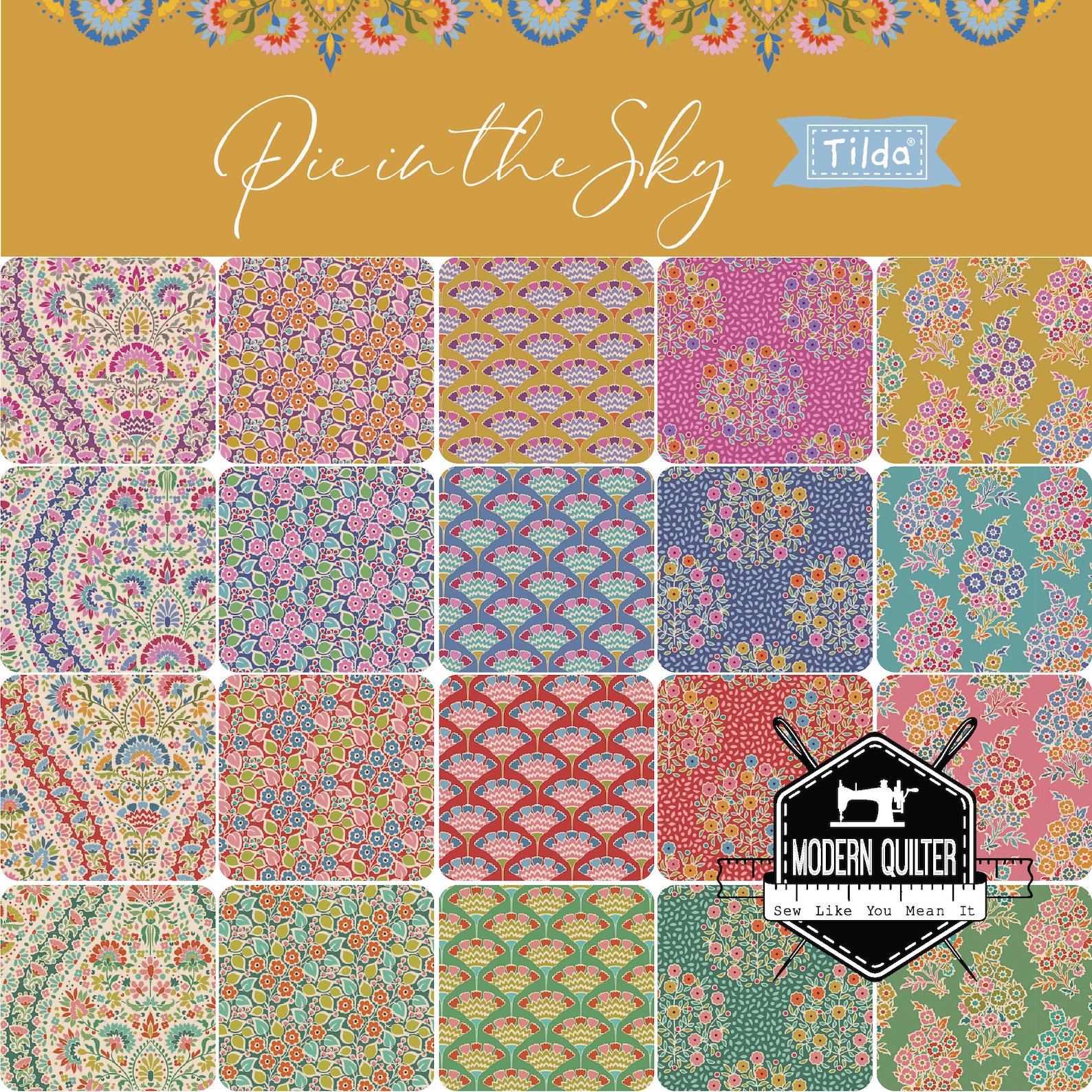 Pie in the Sky Layer Cake by Tilda 40 Pieces Etsy Pie in the Sky Layer Cake by Tilda 40 Pieces Etsy