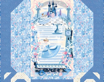 Preorder: Cinderella's Carriage Panel Quilt Kit KT-18070 for Riley