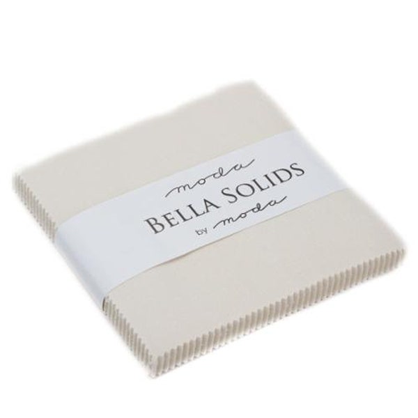 Bella Solids Charm Pack - Eggshell (9900PP-281) by Moda